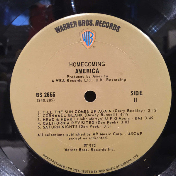 America (2) : Homecoming (LP, Album, Tri)