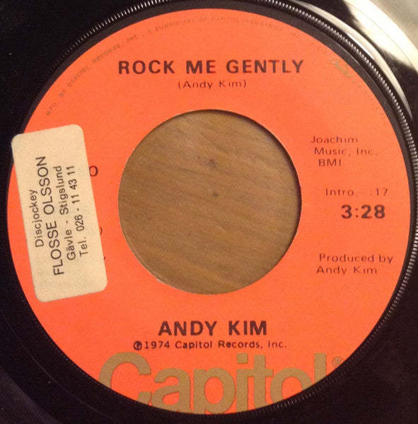Andy Kim : Rock Me Gently (7", Single)