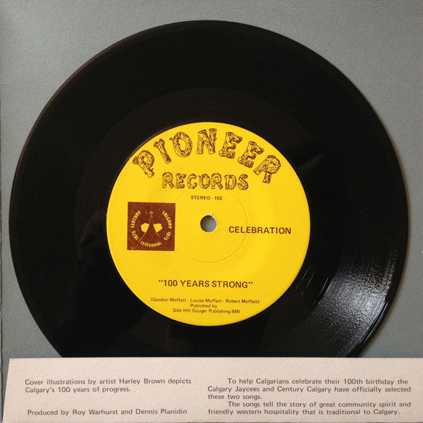 Family Pride (2) / Celebration (27) : Calgary's Centennial Record - Something To Smile About (7", Single)