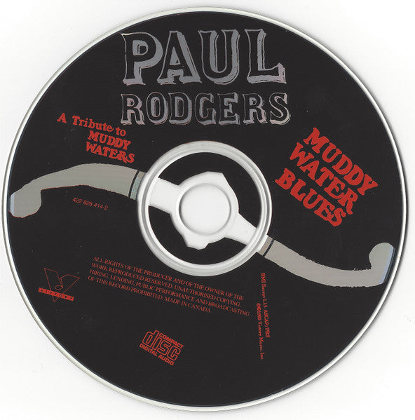 Paul Rodgers : Muddy Water Blues (A Tribute To Muddy Waters) (CD, Album)