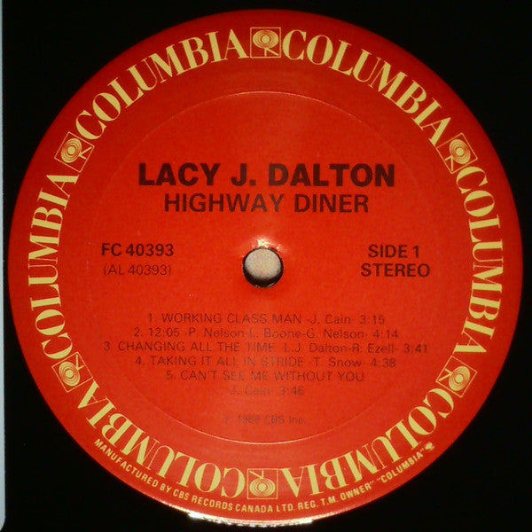 Lacy J. Dalton : Highway Diner (LP, Album)