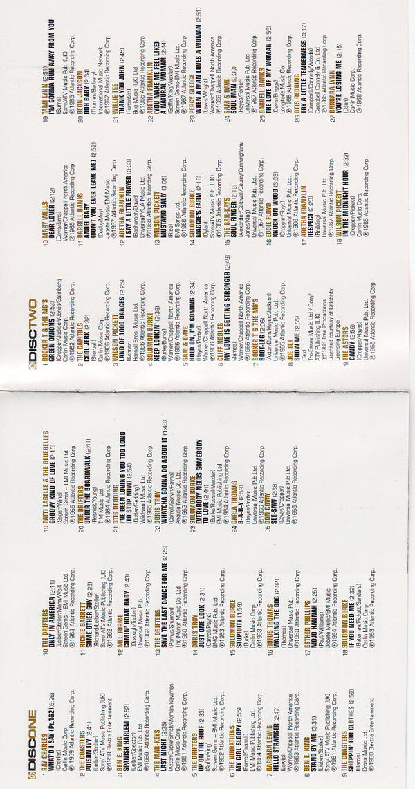 Various : Atlantic Gold - 100 Soul Classics (4xCD, Comp)