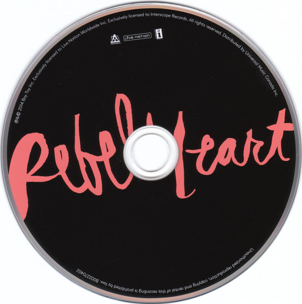 Madonna : Rebel Heart (CD, Album, Dlx)