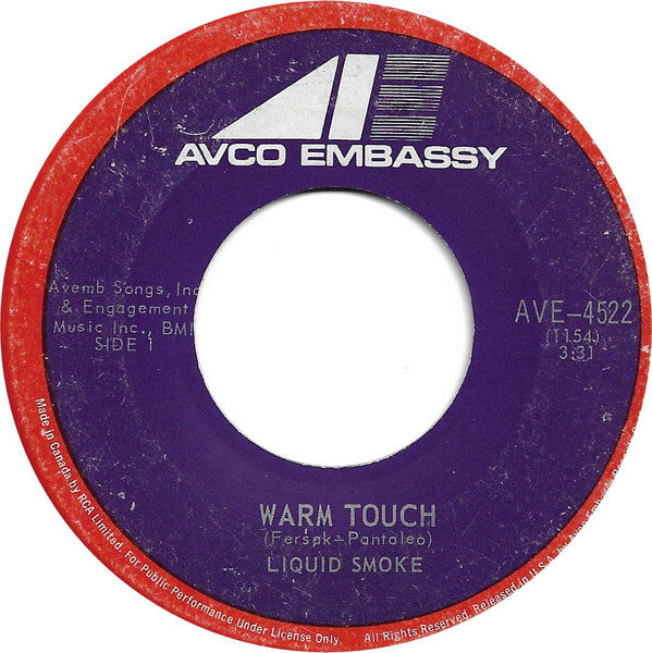 Liquid Smoke (2) : I Who Have Nothing  (7", Single)