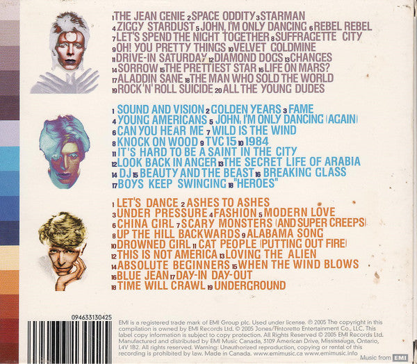 David Bowie : The Platinum Collection (3xCD, Comp, Sli)