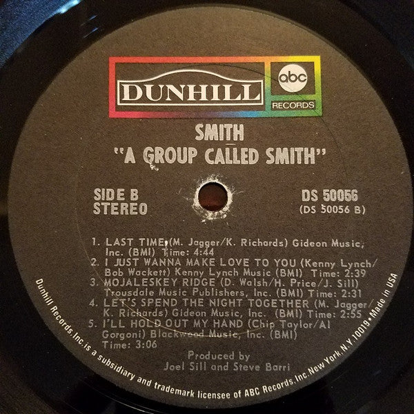 Smith (3) : A Group Called Smith (LP, Album)