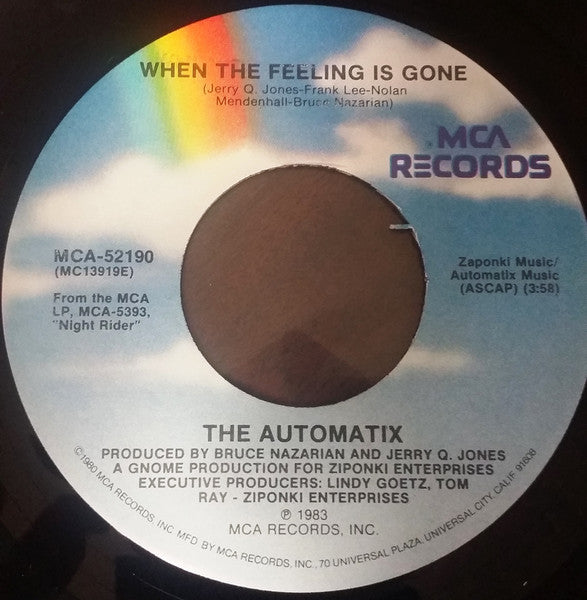 The Automatix : When The Feeling Is Gone/ Take It To The Top (7", Single)