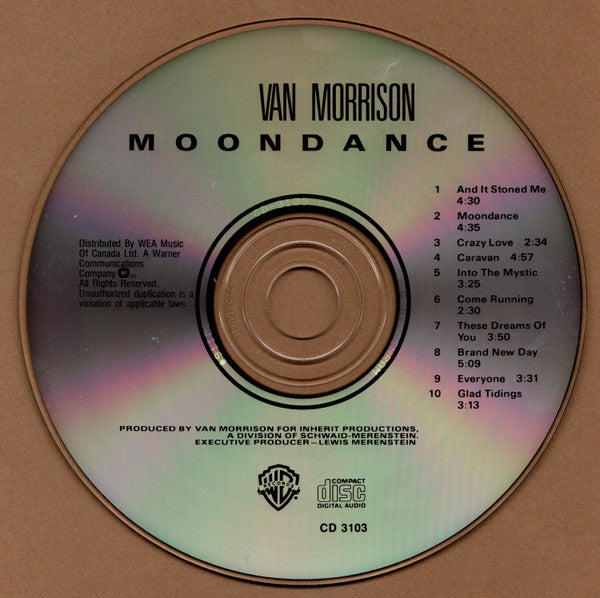Van Morrison : Moondance (CD, Album, RE)