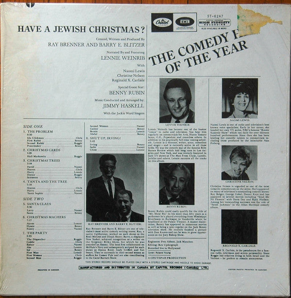 Len Weinrib : Have A Jewish Christmas...?  (LP)