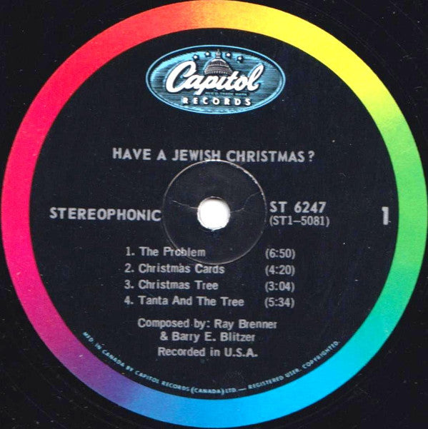 Len Weinrib : Have A Jewish Christmas...?  (LP)