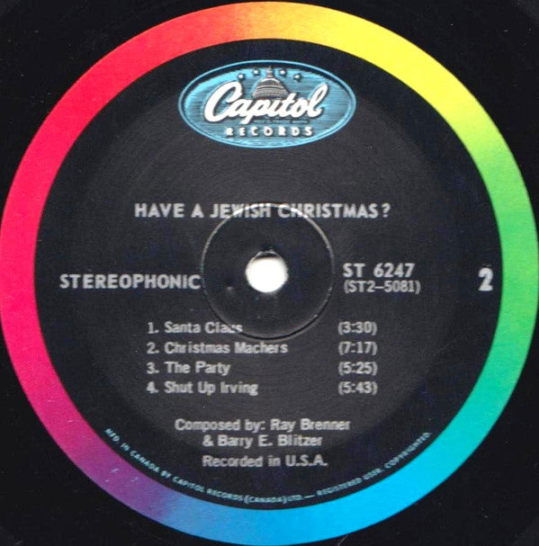 Len Weinrib : Have A Jewish Christmas...?  (LP)