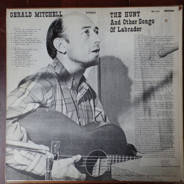 Gerald Mitchell (3) : The Hunt And Other Songs Of Labrador (LP, Album)