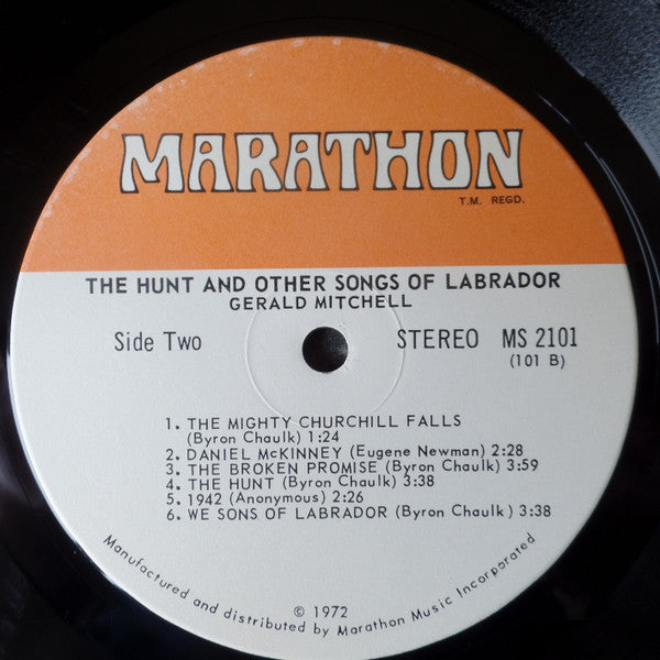 Gerald Mitchell (3) : The Hunt And Other Songs Of Labrador (LP, Album)