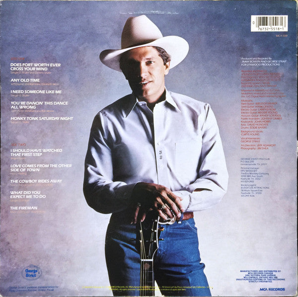 George Strait : Does Fort Worth Ever Cross Your Mind (LP, Album)