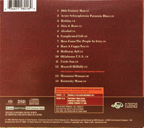 The Kinks : RCA Years (SACD, Hybrid, Album, RE + SACD, Hybrid, Album, RE )