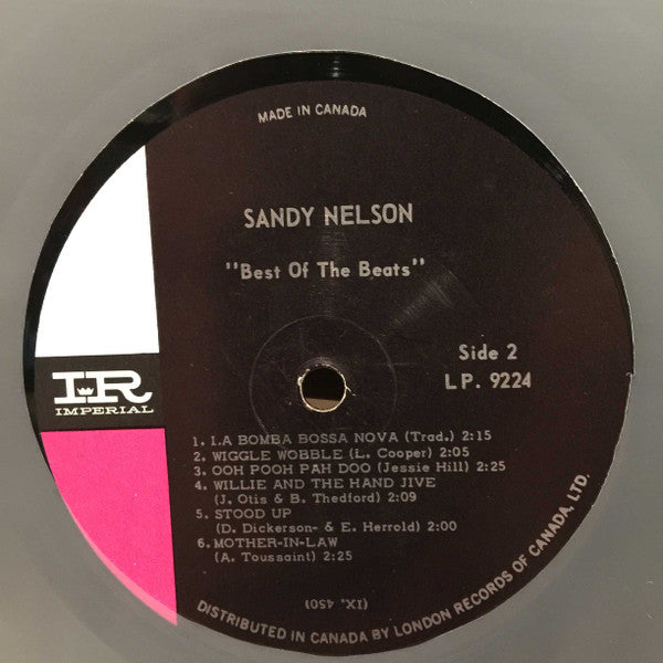 Sandy Nelson : The Best Of The Beats (LP, Album, Mono, RE)