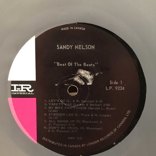 Sandy Nelson : The Best Of The Beats (LP, Album, Mono, RE)