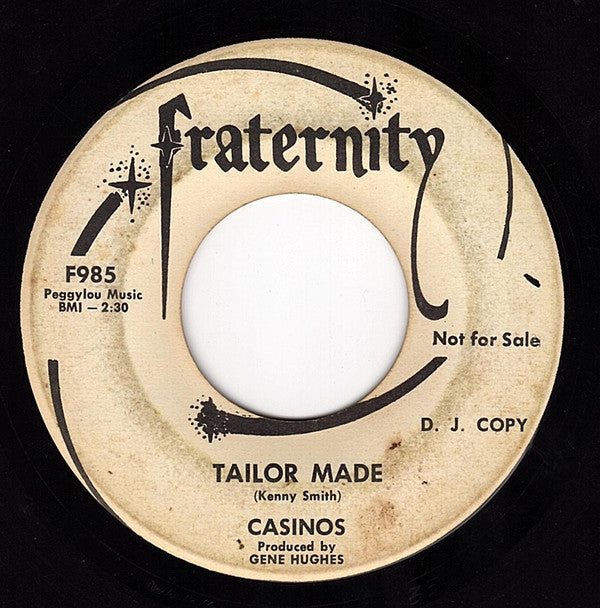 The Casinos :  It's All Over / Tailor Made  (7", Promo)