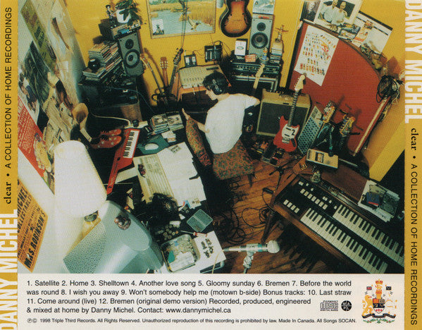 Danny Michel : Clear - A Collection Of Home Recordings (CD, Album)