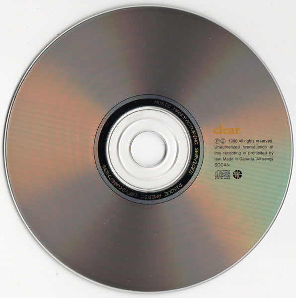 Danny Michel : Clear - A Collection Of Home Recordings (CD, Album)