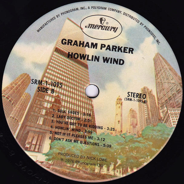 Graham Parker : Howlin Wind (LP, Album)