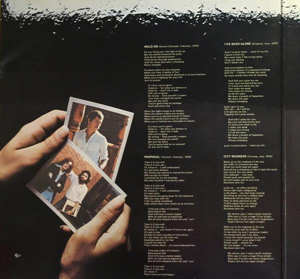 Dan Hill : Hold On (LP, Album)