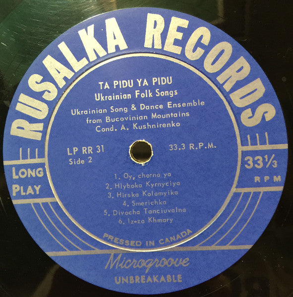 Various : Ta Pidu Ya Pidu (LP)
