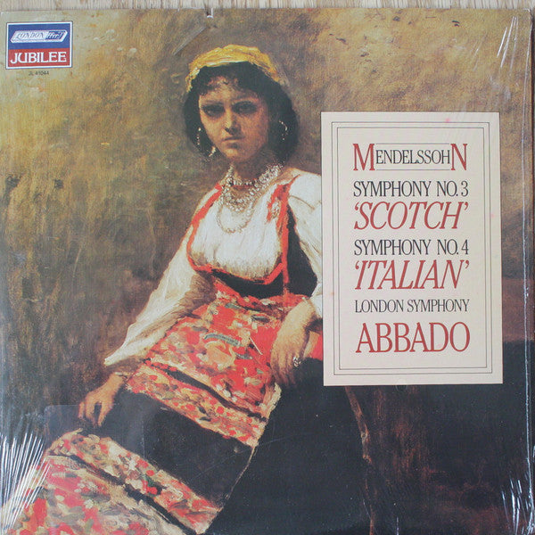 Mendelssohn*, London Symphony*, Abbado* : Symphony No.3 'Scotch' / Symphony No.4 'Italian'  (LP, RE)