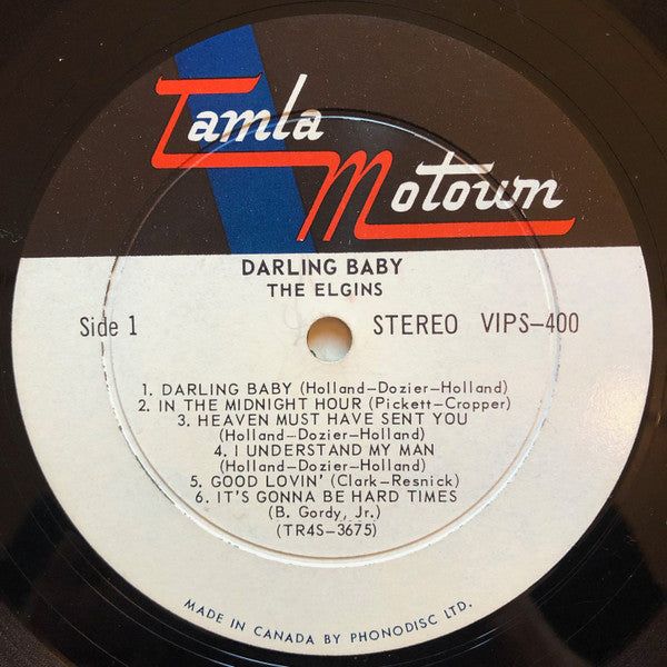 The Elgins : Darling Baby (LP, Album)