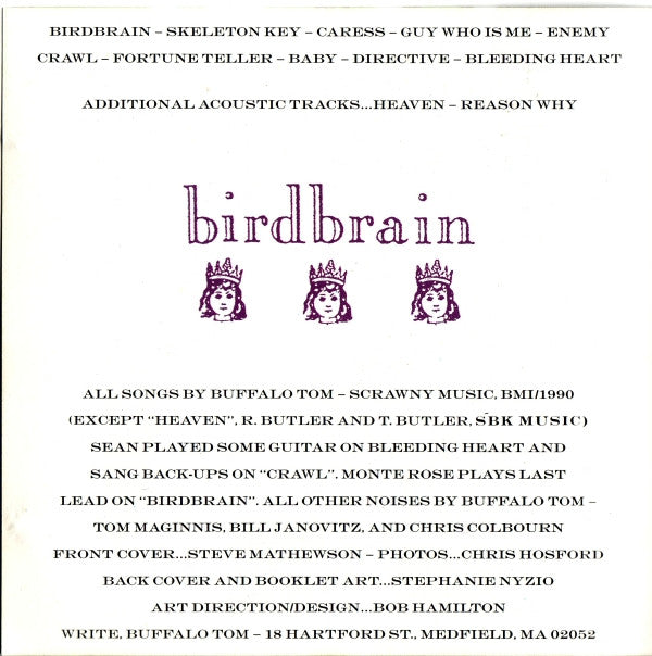 Buffalo Tom : Birdbrain (CD, Album)