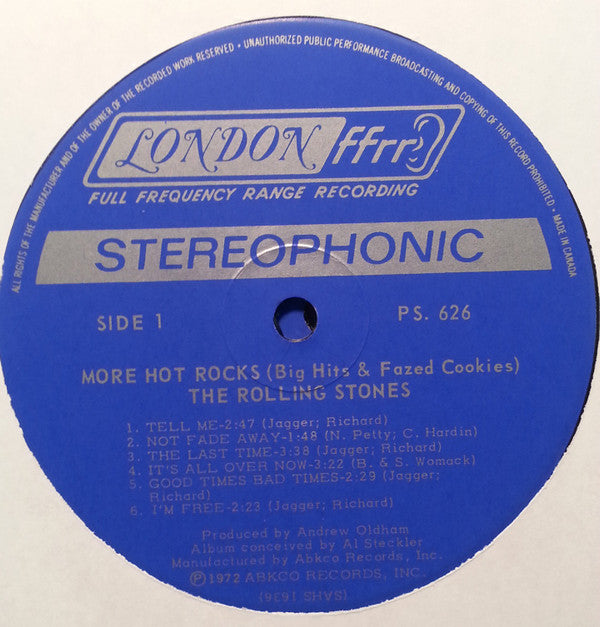 The Rolling Stones : More Hot Rocks (Big Hits & Fazed Cookies) (2xLP, Comp)