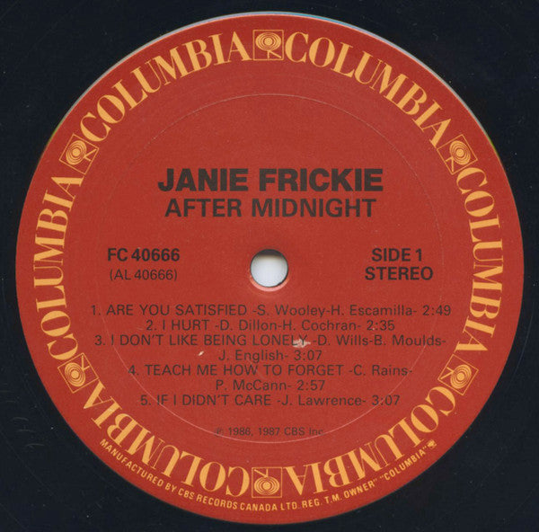 Janie Frickie* : After Midnight (LP, Album)