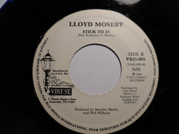 Lloyd Moseby : Shaker's Rap (7")