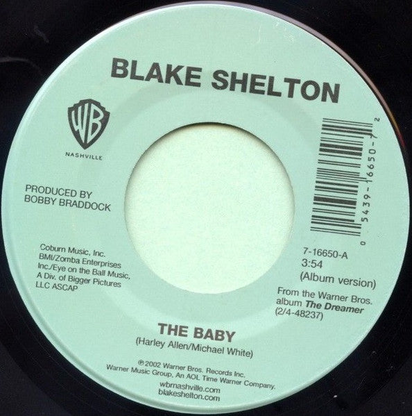 Blake Shelton : The Baby / Heavy Liftin (7", Single)