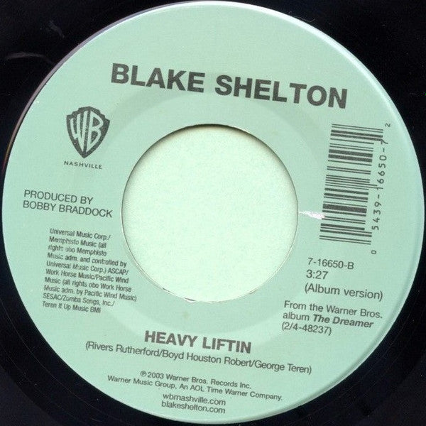 Blake Shelton : The Baby / Heavy Liftin (7", Single)