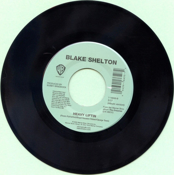 Blake Shelton : The Baby / Heavy Liftin (7", Single)