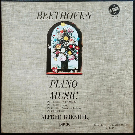 Ludwig van Beethoven, Alfred Brendel : Piano Music, Vol. IV (3xLP, Mono + Box)