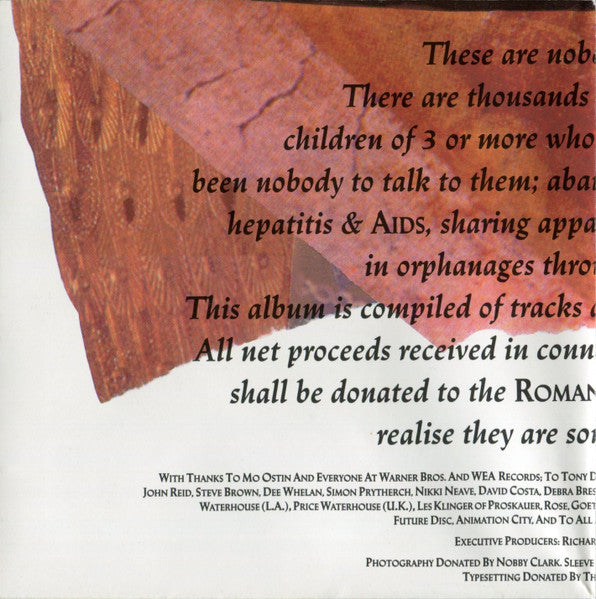Various : Nobody's Child - Romanian Angel Appeal (CD, Album)