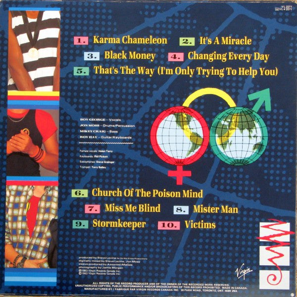 Culture Club : Colour By Numbers (LP, Album, Vir)
