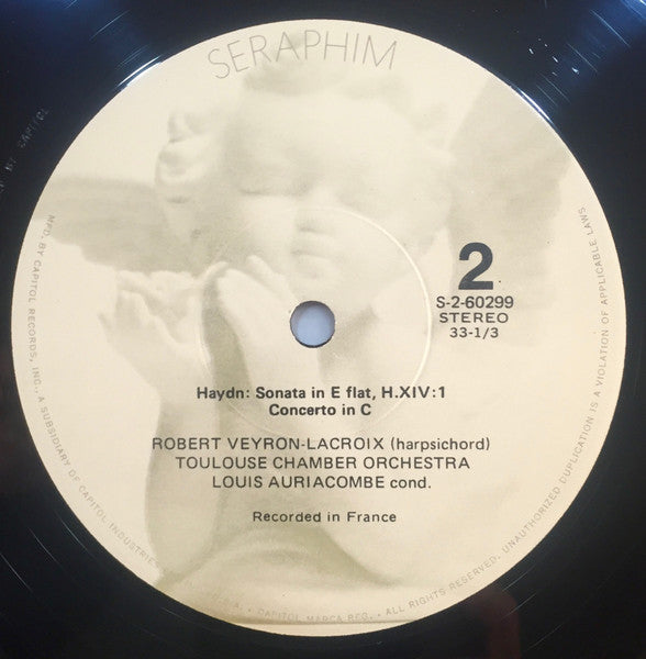 Haydn*, Robert Veyron-Lacroix, Toulouse Chamber Orchestra* : Harpsichord Concertos, Album 2 (LP, Album)
