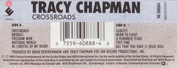 Tracy Chapman : Crossroads (Cass, Album, Dol)