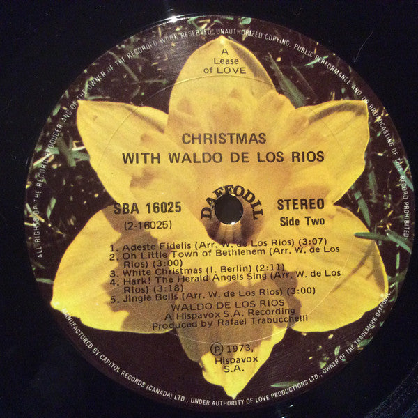 Waldo De Los Rios : Christmas With Waldo De Los Rios (LP, Album)