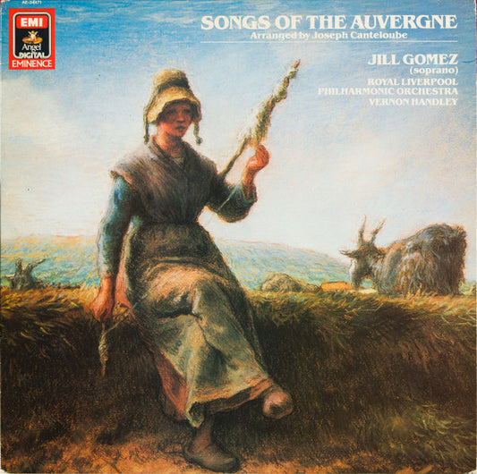 Joseph Canteloube, Jill Gomez, Royal Liverpool Philharmonic Orchestra, Vernon Handley : Songs Of The Auvergne (LP, Album)