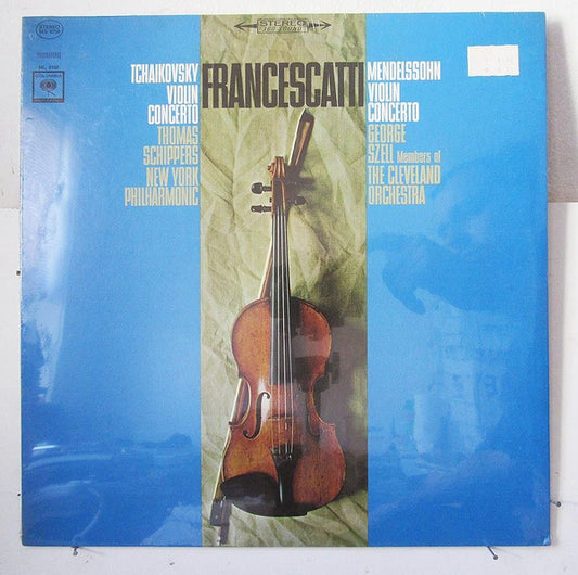 Zino Francescatti ; Thomas Schippers, New York Philharmonic / George Szell, Members of the Cleveland Orchestra : Tchaikovsky Violin Concerto / Mendelssohn Violin Concerto (LP, Album, RE)
