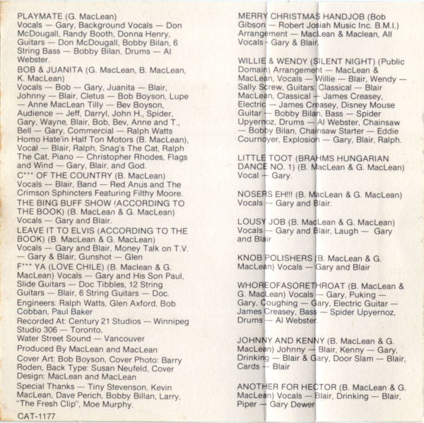 Maclean And Maclean : Go To Hell (Cass, Album, Dol)