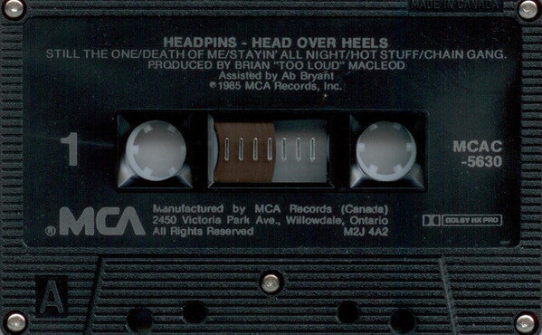 Headpins : Head Over Heels (Cass, Album, Dol)