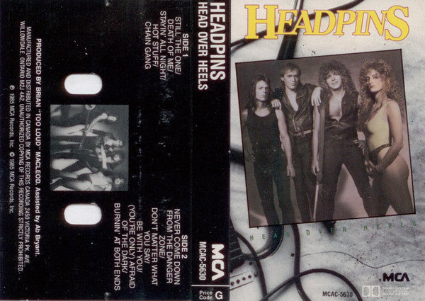 Headpins : Head Over Heels (Cass, Album, Dol)