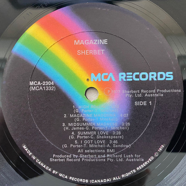 Sherbet : Magazine (LP, Album)