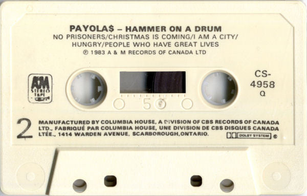 Payola$ : Hammer On A Drum (Cass, Album, Club, Dol)