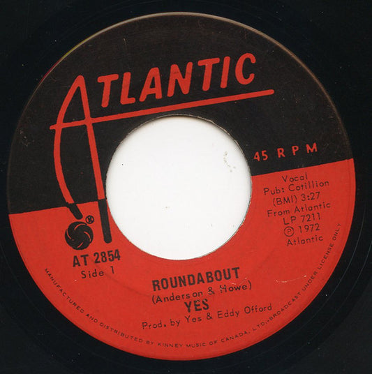 Yes : Roundabout / Long Distance Runaround (7", Single)
